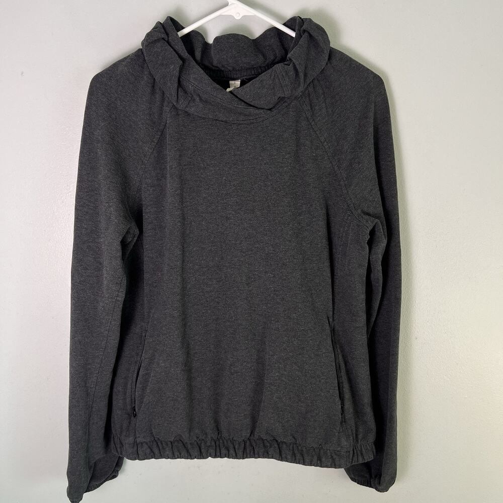 Lululemon Women's Sz 6 Gray After All Pullover Heathered French Terry Sweatshirt